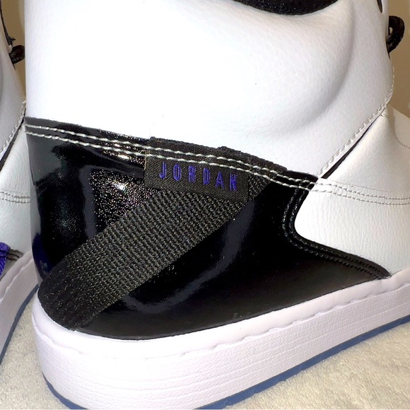 Air Jordan Fadeaway "White/ Black Concord" "BRAND NEW" men size 12 - Picture 6 of 12